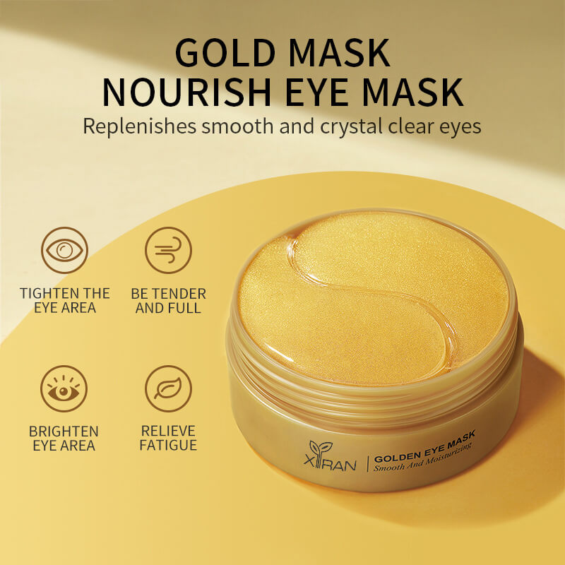 gold eye mask